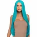   Leg Avenue Long straight center part wig turquoise (SO8591)