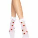 Leg Avenue Strawberry ruffle top anklets (SO8583)
