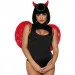   Leg Avenue Marabou feather devil wings Red (SO7946)