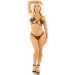 Leg Avenue  Open Cup Bra and Pearl String One Size, Black (SX1751-02)