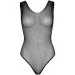  Leg Avenue Rhinestone fishnet bodysuit OS Black (SO7897)