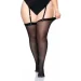 Leg Avenue    ' Sheer Stockings Black, plus size (SO7914~22)