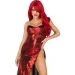 Leg Avenue   Shimmer bodysuit with skirt S (SO9185-02)
