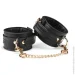  Liebe Seele  Black Organosilicon Anklecuffs,  (SO9486-02)