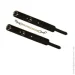  Liebe Seele Boudoir Amor Ankle Cuffs Black (SX1670)