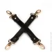     Liebe Seele Boudoir Amor Pink Hogtie Black (SX1671)