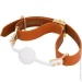Lockink    2-  Ball-Gag & Gag-bite Set - Brown (SX0826)