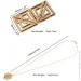  Lockink       Adjustable Nipple Clamps with LightPendant - Golden (SX0848)