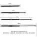 Lockink - Adjustable Spreader Bar Set - Black (SX0853)
