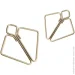  Lockink    Nipple Clamps - Golden (SX0850)