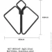  Lockink    Nipple Clamps - Grey (SX0851)