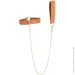    Lockink  Tied Collar with Leash Set - Brown (SX0828)