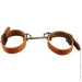 Lockink  Wristcuffs/Anklecuffs Brown Set (SX0836)