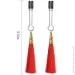  Lovetoy    Bondage Fetish Glamor Tassel Nipple Clamp Red (6452LVTOY311-07)