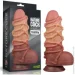 Lovetoy  Dual-Layered Silicone Cock With Rope 9.5 Flesh 932 (6452LVTOY932-07)