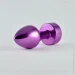 Lovetoy   Heavy Metal Anal Plug Rosebud Aluminium Purple (6452LVTOY572-07)