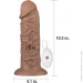 Lovetoy   Realistic Chubby Vibrating Dildo 10.5  (6452LVTOY397~77)
