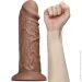 Lovetoy   Realistic Chubby Vibrating Dildo 10.5  (6452LVTOY397~77)