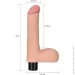 Lovetoy   Reel Softee Vibrator with balls Flesh 8,0 (6452LVTOY014~77)