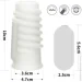 Lovetoy    Vibrating Spiral Knights Ring White (6452LVTOY863-07)