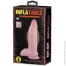 Lybaile  Inflateable Dildo TPR Material  18.8 cm (6603BW0501~77)
