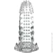 Lybaile    Penis sleeve Crystal (6603BI0130~77)