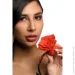 Master Series    : Blossom Silicone Rose Gag  Red (SO8801-02)
