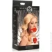 Master Series    : Blossom Silicone Rose Gag  Red (SO8801-02)