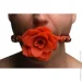 Master Series    : Blossom Silicone Rose Gag  Red (SO8801-02)