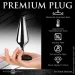   Master Series Butt Slut Metal & Silicone Butt Plug - Silver (SX2225)