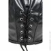,   Master Series Dungeon Demon Bondage Mask with Horns - Black (SO8800)