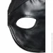 ,   Master Series Dungeon Demon Bondage Mask with Horns - Black (SO8800)
