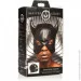 ,   Master Series Dungeon Demon Bondage Mask with Horns - Black (SO8800)