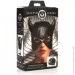 ,   Master Series Dungeon Demon Bondage Mask with Horns - Black (SO8800)