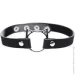  Master Series Kinky Kitty Ring Slim Choker - Black (SX1184)