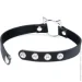  Master Series Kinky Kitty Ring Slim Choker - Black (SX1184)