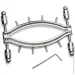  Master Series   : Spread 'Em Poker Vagina Clamp with Adjustable Pressure Screws,  (SO8798-02)