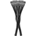 Noir Handmade     F135 Powerwetlook stockings, XXL,   (SX0021-02)