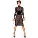 Noir Handmade     F182 Classic dress made of elastic tulle, M (SX0048-02)