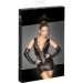 Noir Handmade     F212 Powerwetlook and lace minidress, M (SX0076-02)