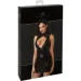 Noir Handmade  F343 Powerwetlook and lace mini skirt - L (SX2071-02)