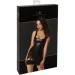 Noir Handmade  F344 Powerwetlook dress with garter - M (SX2078-02)