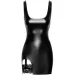 Noir Handmade  F344 Powerwetlook dress with garter - XL (SX2080-02)