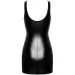 Noir Handmade  F344 Powerwetlook dress with garter - XXL (SX2081-02)