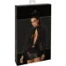 Noir Handmade  F348 Powerwetlook and tulle dress - M (SX2090-02)