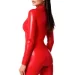 Noir Handmade  F353 Red powerwetlook overall - S (SX2010-02)