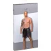   Noir Handmade    H053 Eco leather men's gladiator skirt, L,  (SX0073-02)