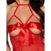 Noir Handmade - Kissable Sexy Kiss Babydoll Red L/XL (SX1953-02)