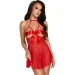 Noir Handmade - Kissable Sexy Kiss Babydoll Red S/M (SX1954-02)