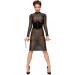    Noir Handmade F182 Classic dress made of elastic tulle - S (SX0047)